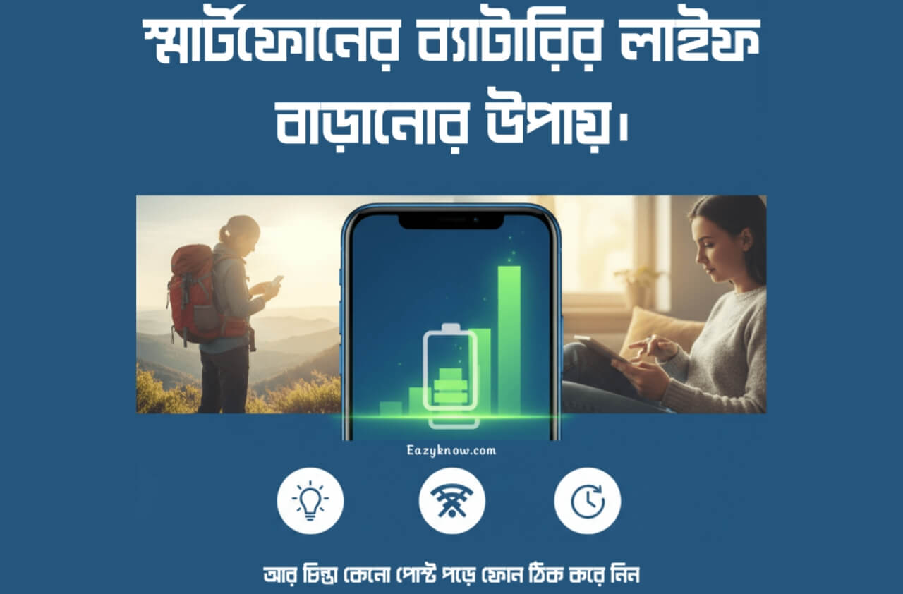 স্মার্টফোনের ব্যাটারি লাইফ বাড়ানোর উপায় ২০২৬ | Smartphone Battery Saving Tips
