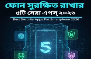স্মার্টফোন সুরক্ষিত রাখার ৫টি সেরা অ্যাপ ২০২৬ | Best Security Apps For Smartphone